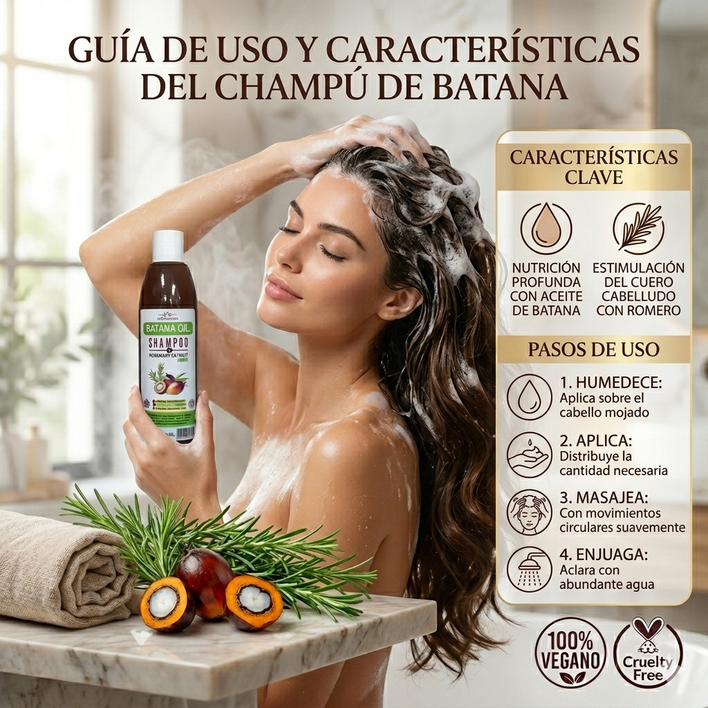 Champu Batana: modo de uso