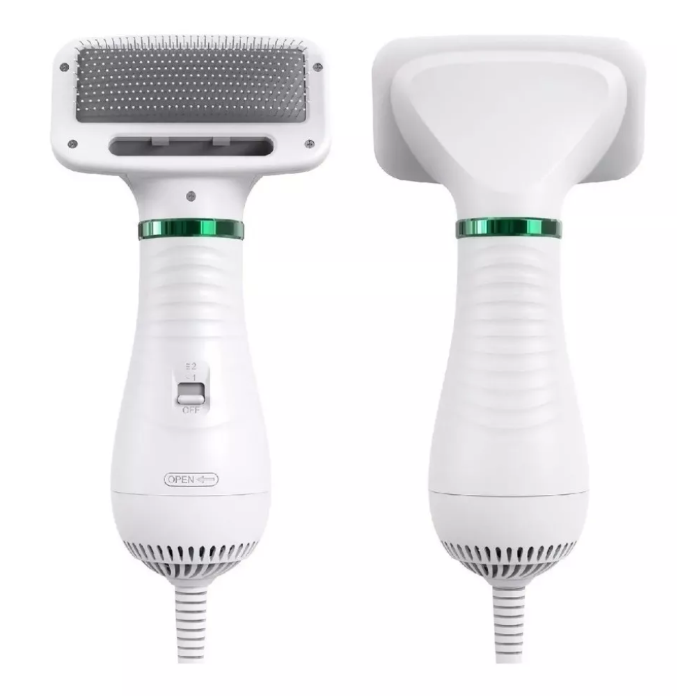 Secadora y Cepillo 2 en 1 para Mascotas – Aseo Rápido, Suave y Sin Estrés