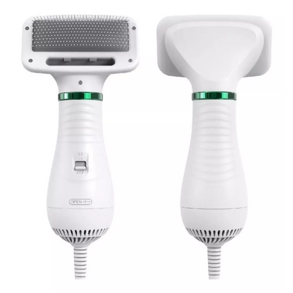 Secadora y Cepillo 2 en 1 para Mascotas – Aseo Rápido, Suave y Sin Estrés