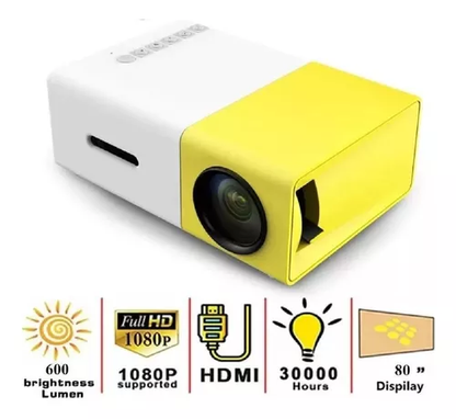 Especificaciones del mini proyector LED