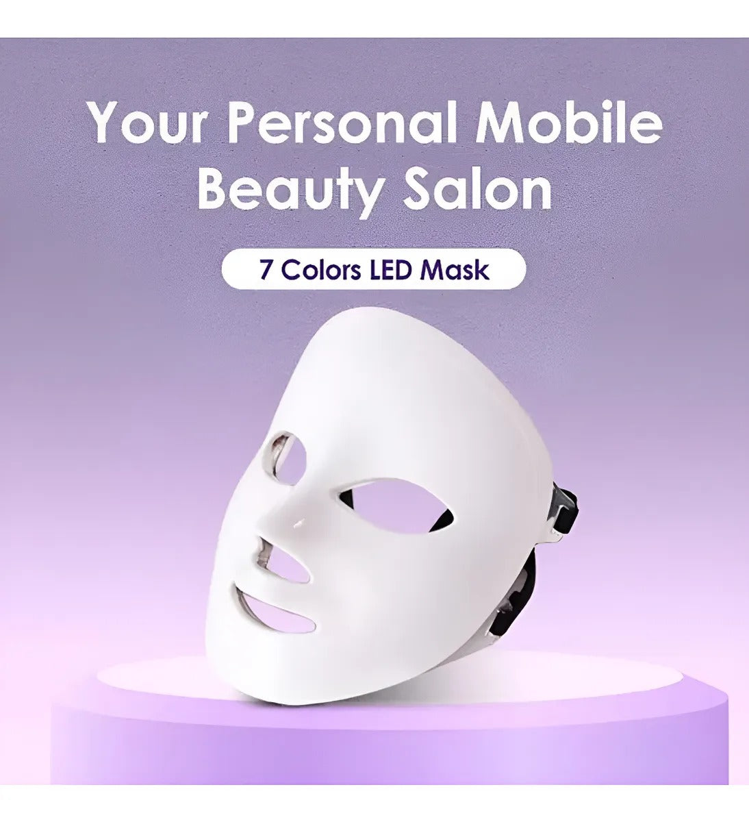 Beneficios de la mascara de terapia LED