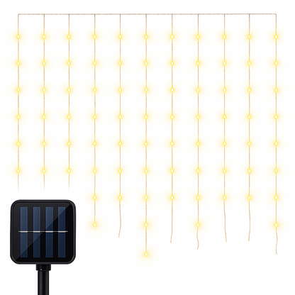 Cortina Solar Navideña LED (3x2)
