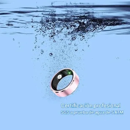 Anillo Inteligente Rosa – Control de Salud y Estilo en un Solo Toque