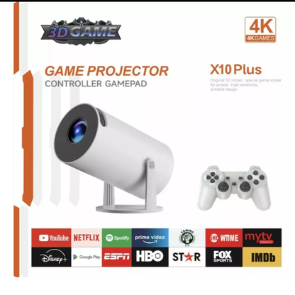 Mini Consola Retro 4K + 2 Controles | 10.000 Juegos Integrados