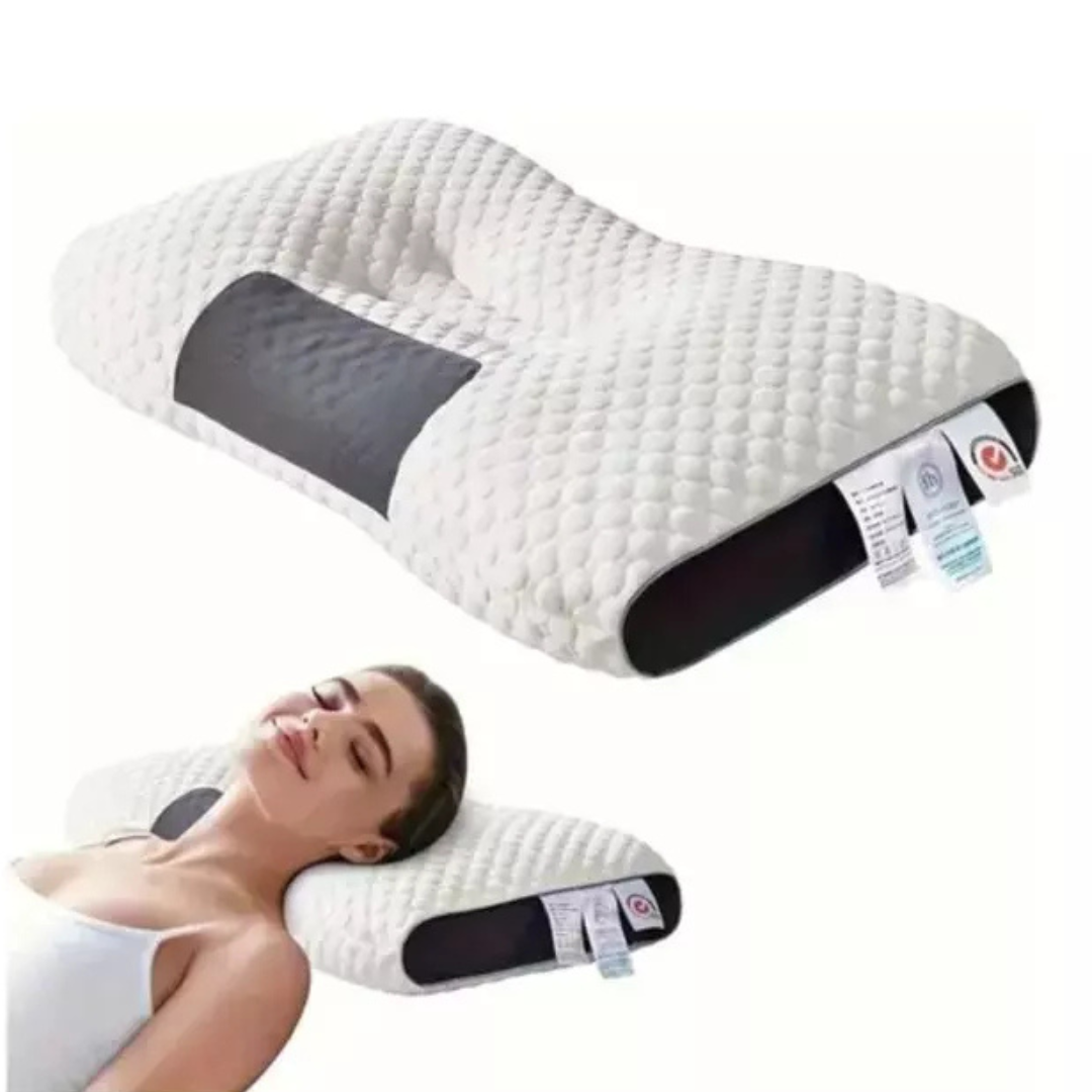 Almohada Cervical Ortopédica – Alivio del Dolor y Sueño Reparador