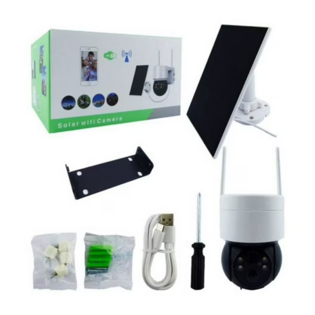 Cámara de Seguridad Solar WiFi – Protección Inteligente 24/7 sin Pagar Electricidad