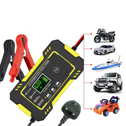 Cargador Inteligente de Baterías 12V – Protección, Potencia y Larga Vida Útil