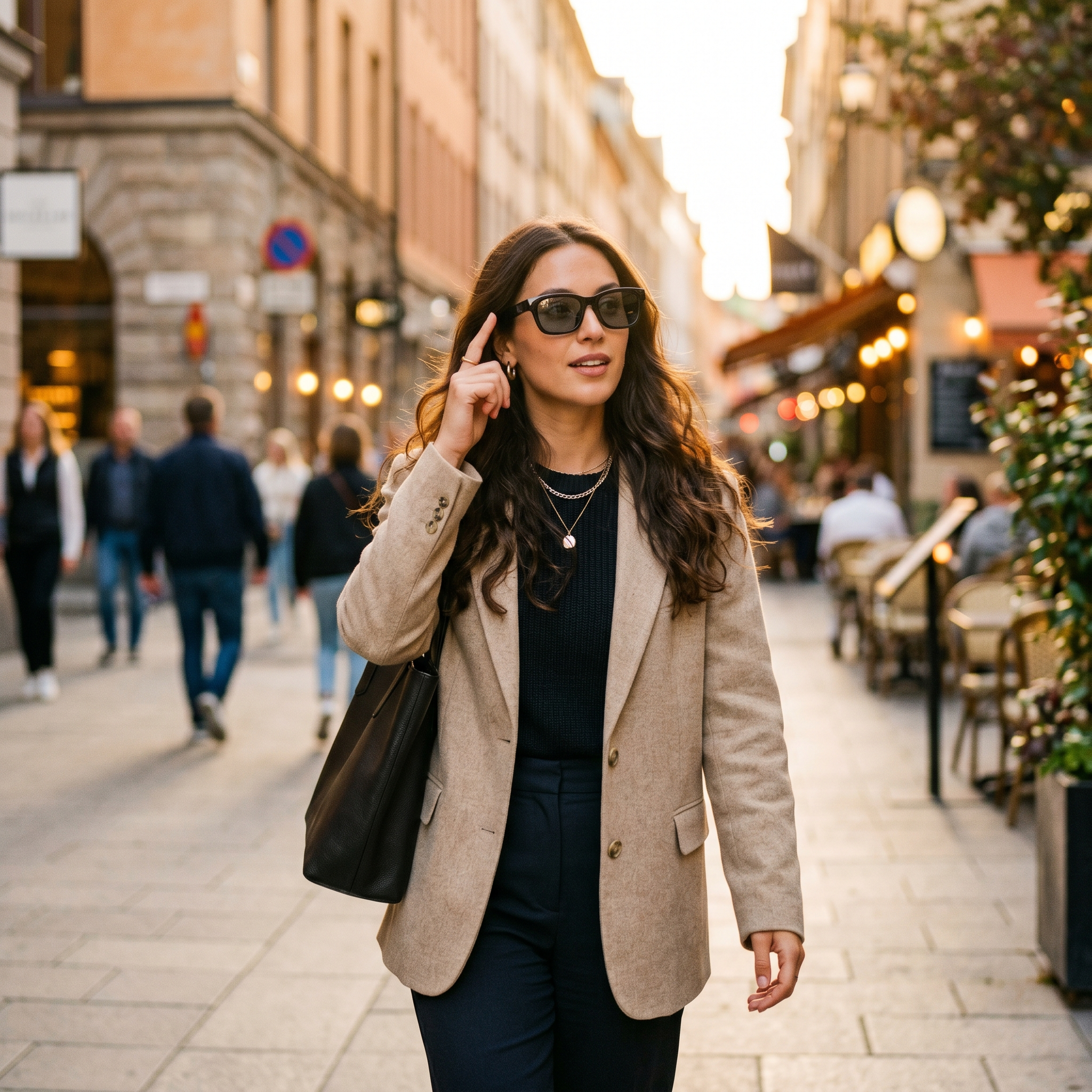 Gafas con cámara HD - uso en la calle