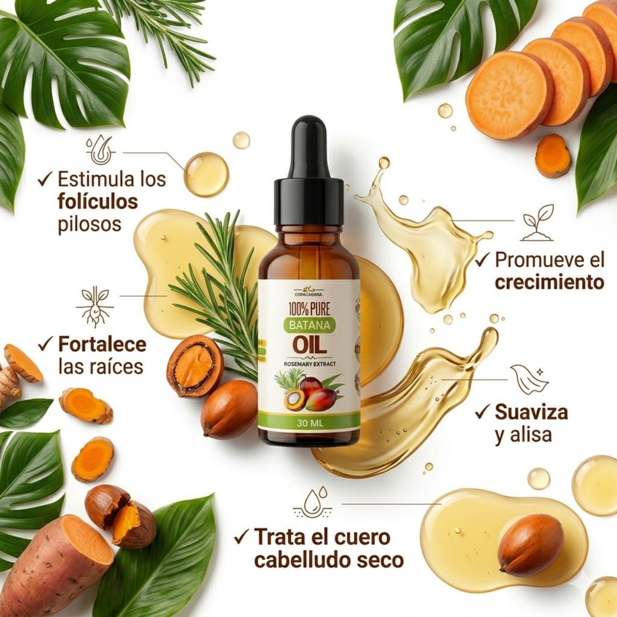 Beneficios del aceite de batana con extracto de romero