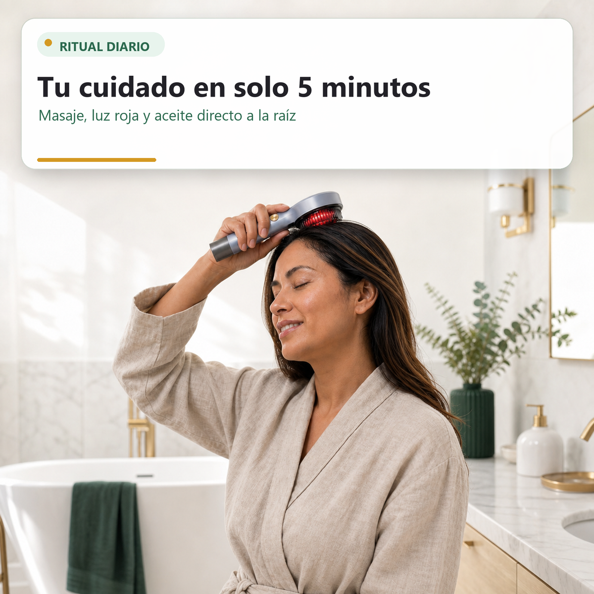 Ritual de cuidado capilar en solo 5 minutos