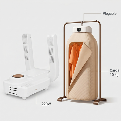 Especificaciones 220W carga 10kg plegable