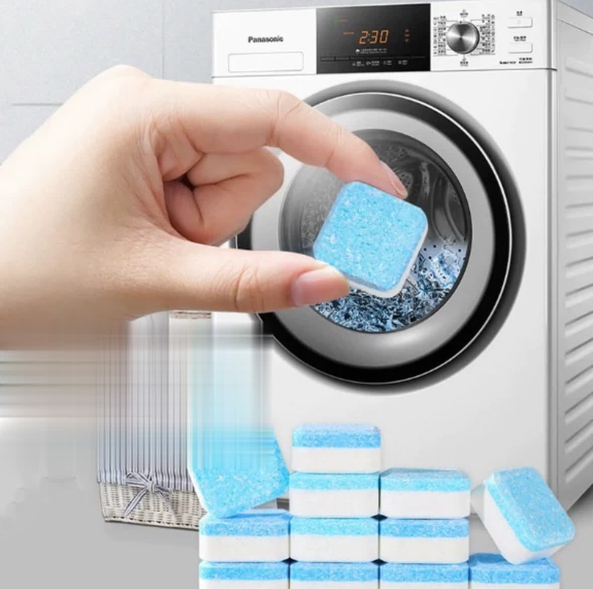 Pack de 24 pastillas limpiadoras para lavadora