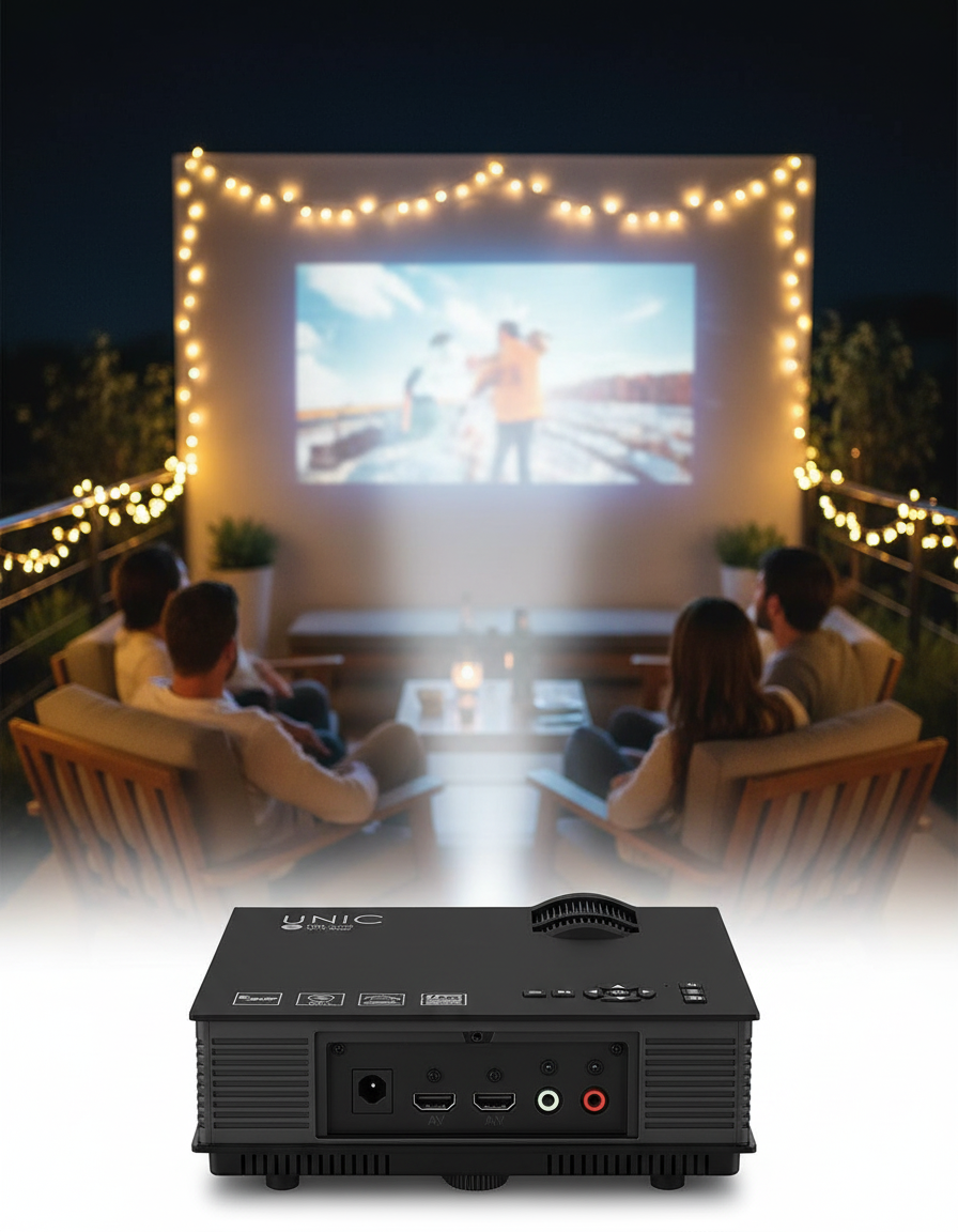 Proyector Mini - terraza al aire libre