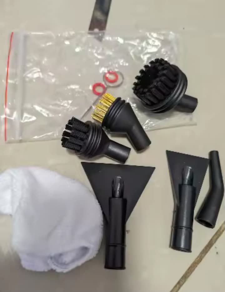 Los seis accesorios que vienen en la caja